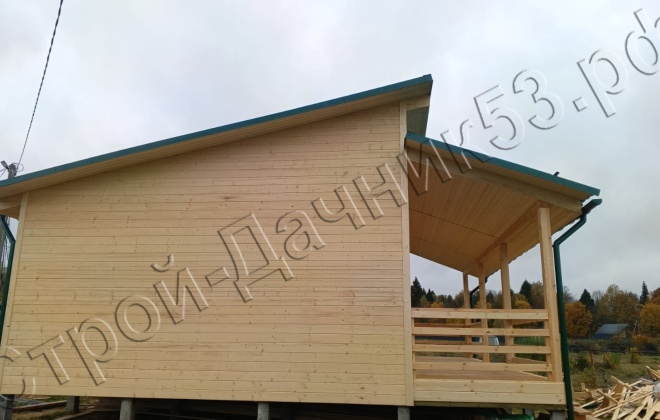 2 Каркасный дом Д-4, 9х8м, 75 М²,  Калужская область, Малоярославецкий район, КП Велиборы (4)